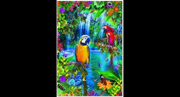 Educa Papegaaien in de tropen - 500 stukjes
