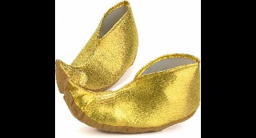 Vegaoo - Goudkleurige sultan overschoenen voor volwassenen - Goud - One Size