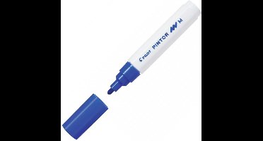 Pilot Pintor Blauwe Verfstift - Medium marker met 1,4mm schrijfbreedte - Inkt op waterbasis - Dekt op elk oppervlak, zelfs de donkerste - Teken, kleur, versier, markeer, schrijf, kalligrafeer…