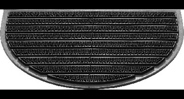 Hamat deurmat Compact halfrond 40 x 60