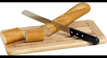 Cosy & Trendy Broodsnijplank - Rubberwood - 38.5 cm x 24.2 cm x 2 cm