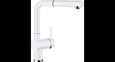 Keukenkraan Blanco Linus S Silgranit-look wit. 516692