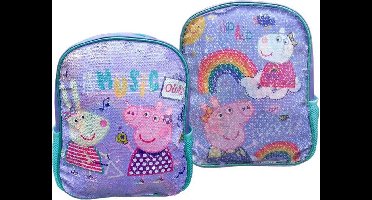 PEPPA PIG Wrijf Rugzak Rugtas 2 prints School Tas 2-5 Jaar