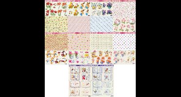 10 3DA4 Knipvellen - Voor elk wat wils - Maak prachtige wenskaarten