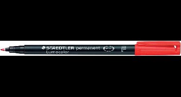 Staedtler Lumocolor 318-2 permanente marker - Rood - Kogelpunt 1 stuk
