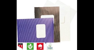 Schrift A4 80blz gelinieerd assorti