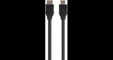 Belkin Standard - HDMI-kabel - HDMI (M) naar HDMI (M) - 3 m - dubbel afgeschermd - zwart - 4K ondersteuning