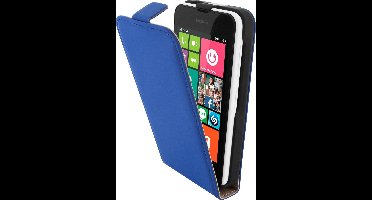 Mobiparts - blauwe premium flipcase voor de Nokia Lumia 530