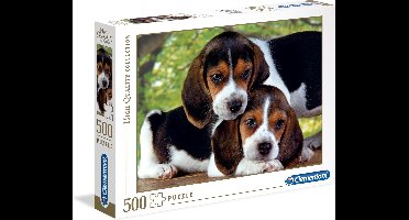 Clementoni - Puzzel - 500 Stukjes - Puppies - Close Together - High Quality Collection - Vanaf 10 jaar