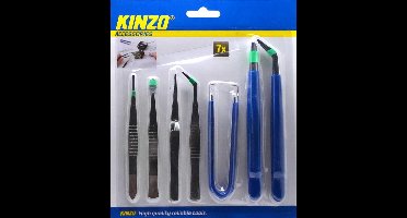 Kinzo Hobby Pincettenset - 7 st.