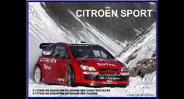 Citroen Sport 2 Metalen wandbord 30 x 40 cm.