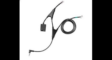 Sennheiser CEHS-AL 01 RJ-11; Alcatel RJ-11; 3.5 mm Zwart