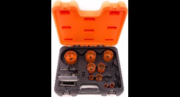 Bahco 3834-SET-86-SP 12-Delige Gatzagenset - 19 / 22 / 25 / 35 / 44 / 51 / 60 / 64 / 76mm