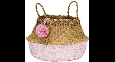 Kidsdepot Pompom mandje maat L roze