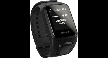 TomTom Spark Cardio + Music GPS Fitness Tracker - Zwart - Large