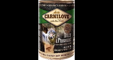 Carnilove Grain Free Duck & Pheasant Adult 400 gram -  - Honden droogvoer