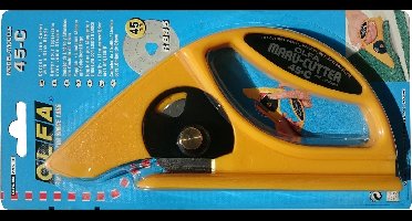 Cutter Olfa 45 X 0,3 MM Geel Staal 45 mm