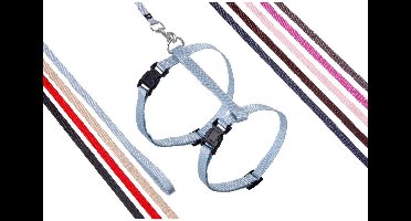 Flamingo Kattentuig met Lijn - 110 cm