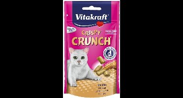 Vitakraft Crispy Crunch Mout - Kat - Snack - Tegen haarballen - 3 x 60 gr
