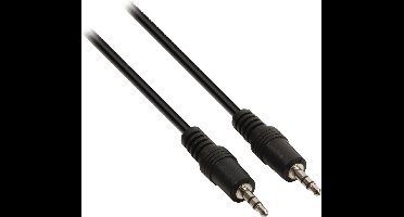 Valueline 3,5mm Jack stereo audio kabel - zwart - 1,5 meter