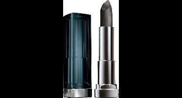 Maybelline Color Sensational Metallics - 50 Gunmetal - lipstick lippenstift Zwart Mat, Metalized