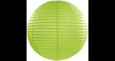 Lime Groene Lampion Rond 20cm