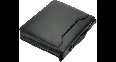 Alassio conferentiemap - AREZZO - A4 - kunstleer - zwart - JU-30025