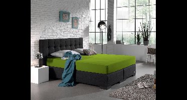 Dreamhouse Dubbel Jersey Hoeslaken – 160/180x200/220 – Groen – Lekker Zacht