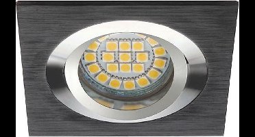 Kanlux S.A. - LED inbouwspot zwart - Zaagmaat 80mm buitenmaat 90x90mm