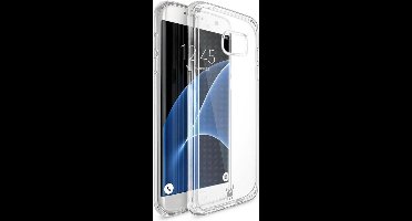 Hoesje geschikt voor Samsung Galaxy S7 Edge - Soft TPU Case Transparant (Silicone Hoesje)