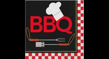 Backyard BBQ Party - Papieren servetten (16 stuks)