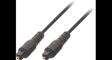 Valueline Toslink digitale audiokabel Toslink mannelijk - Toslink mannelijk  5,00 m zwart