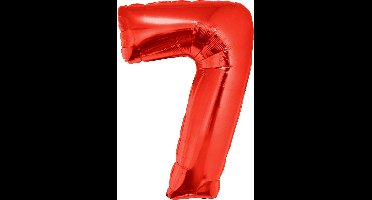 ESPA - Enorme rode aluminium cijfer ballon