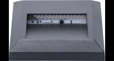 Kanlux CROTO Trapverlichting 1x11W Grijs IP65 22770