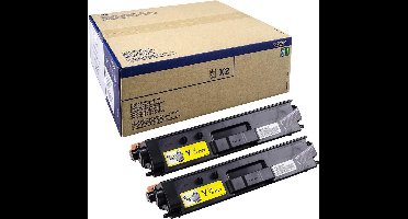 Brother TN-329YTWIN Toner 12000pagina's Geel toners & lasercartridge
