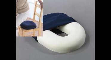 Ovalen ringkussen met hoes