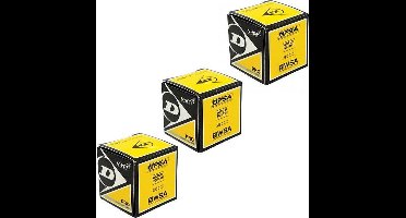 Dunlop Pro - Squashballen - Drie Stuks - Dubbele Gele Stip