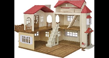Sylvanian Families 5708- Groot poppenhuis met geheime speelkamer- poppenhuis- te combineren met Startershuis ( 5567) tot een mega poppenhuis