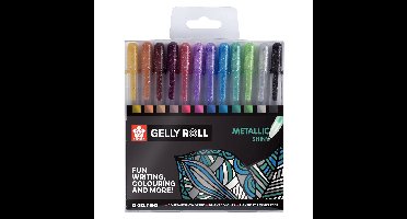 Sakura Gelly Roll Gel Pen Set Metallic 12 stuks