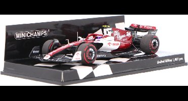 Alfa Romeo Racing C42 Minichamps Modelauto 1:43 2022 Zhou Guanyu Alfa Romeo F1 Team ORLEN