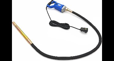 HBM Professionele 1100 Watt Trilnaald voor Beton Met 2 Meter Trilnaald