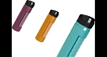 Drinkfles met geïntegreerd pillendoosje voor 1 week : Bordeaux