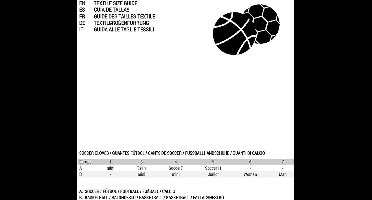 Voetbal Uhlsport Team Mini Geel Één maat