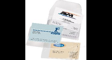 Visitekrt djois 105x60mm zelfkl bovenkant tr 10st | 10 stuks