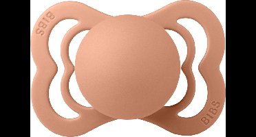 BIBS Supreme Fopspeen - Maat 1 0-6 maanden - Silicone – Peach