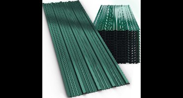 GARDEBRUK 14x Dakplaten– 110x46cm=7m2 Weerbestendig - Groen
