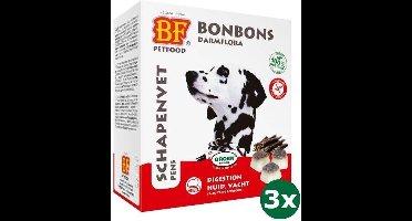 3x40 st Biofood schapenvet maxi bonbons pens