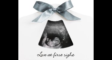 Happy Hands - Sonogram Echo Frame - Fotolijst - Echofoto - Wit