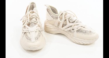 Zerba - Dames Sneakers - Maat 39 - Champagne Leer - Voghiera