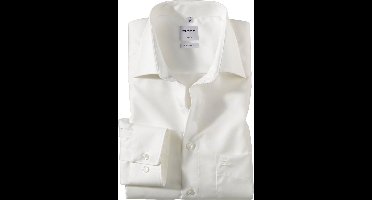 OLYMP Luxor comfort fit overhemd - creme - Strijkvrij - Boordmaat: 49